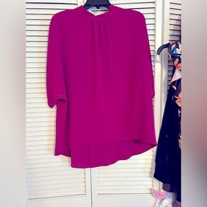 Magenta flowing and elegant Blouse